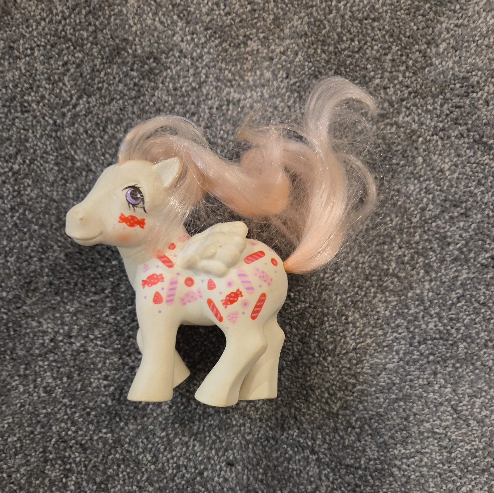 Vtg MLP G1 TAF Yum Yum My Little Pony Twice As Fancy White Hair Pegasus Vtg MLP G1 TAF Yum Yum My Little Pony Twice As Fancy White Hair Pegasus