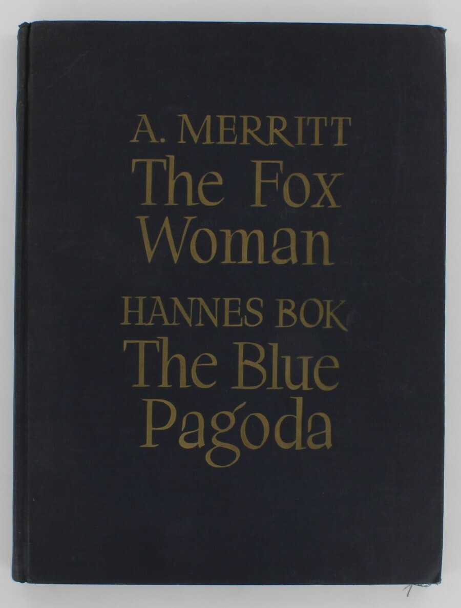 Hannes Bok 1946 A. Merritt 1st Ed Foxy Woman The Blue Pagoda Pulp Fantasy Art Hannes Bok 1946 A. Merritt 1st Ed Foxy Woman The Blue Pagoda Pulp Fantasy Art