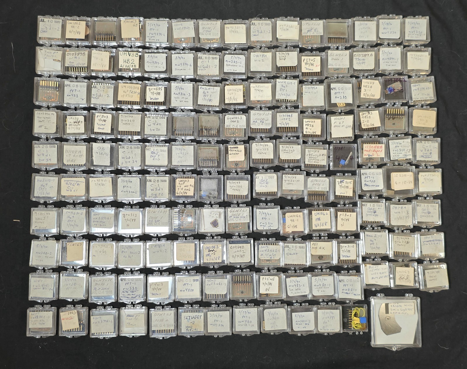 Vtg IBM Mainframe Prototype Chip Module Lot 146 pc 1988-1993 ES/9000 Lab Arcive