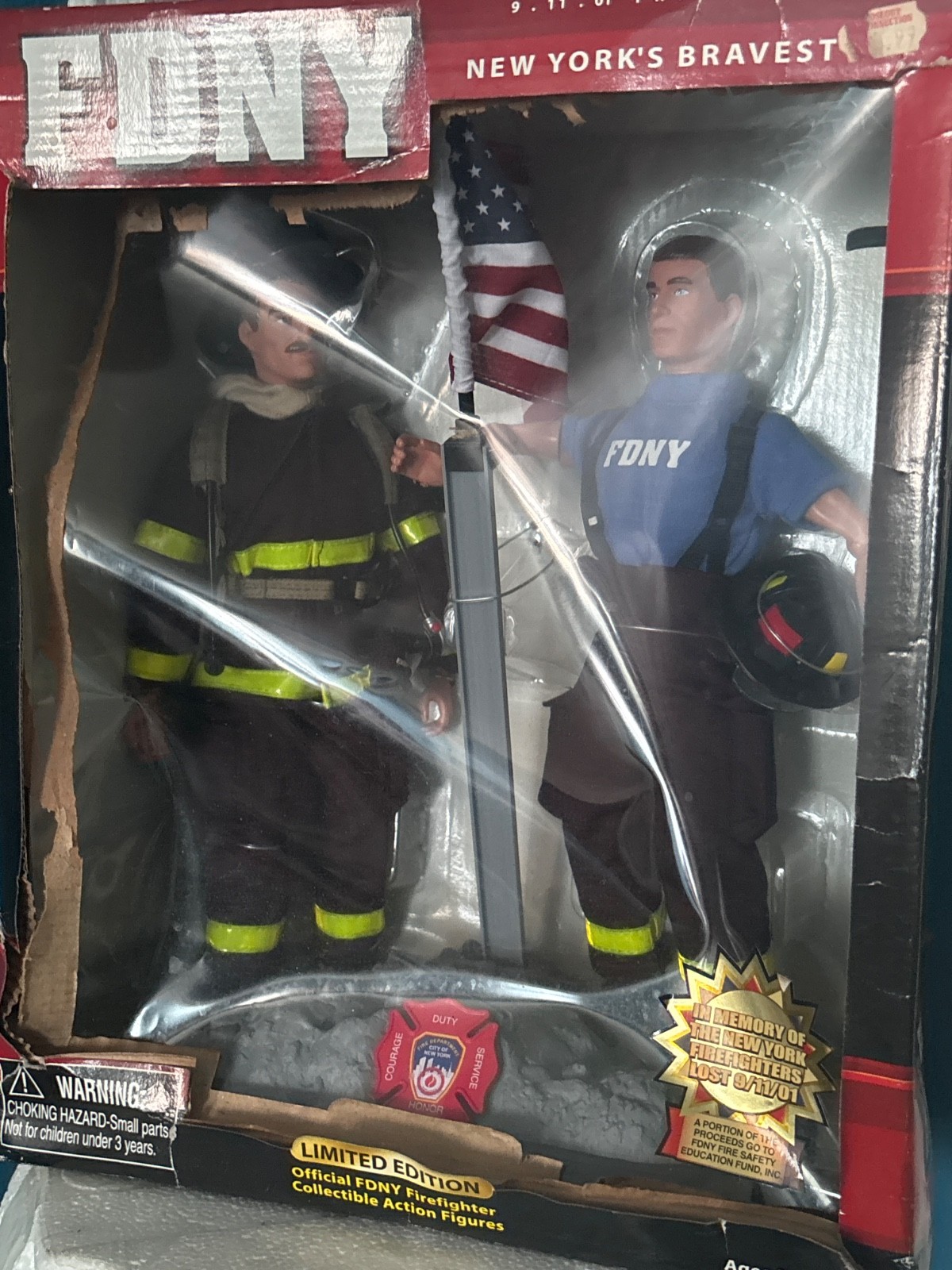 FDNY Firefighter 9/11/01 Tribute New York’s Bravest Collectible Action Figures FDNY Firefighter 9/11/01 Tribute New York’s Bravest Collectible Action Figures