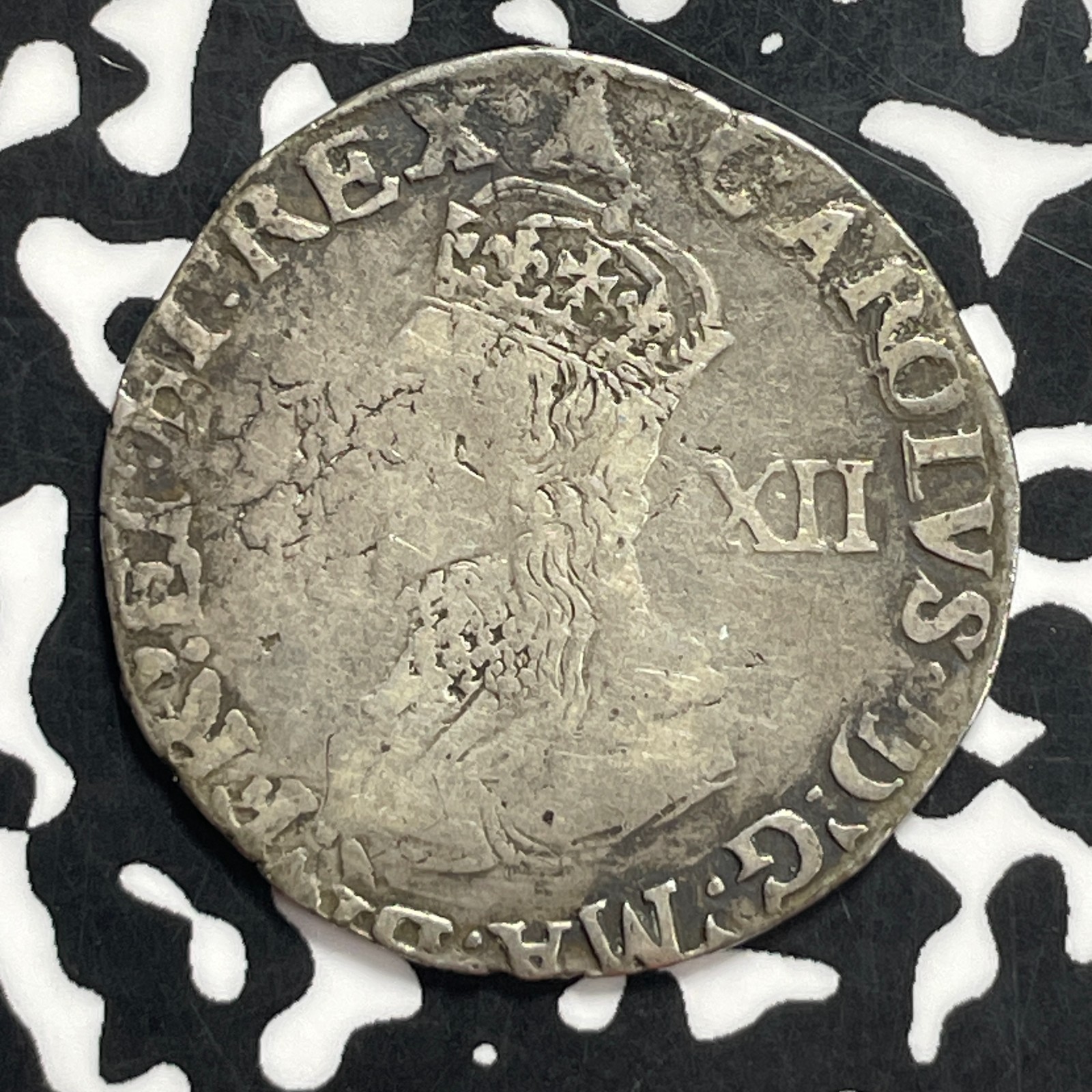 (1634-35) Great Britain Charles I 1 Shilling Lot#JM9568 Silver S-2791 (1634-35) Great Britain Charles I 1 Shilling Lot#JM9568 Silver S-2791