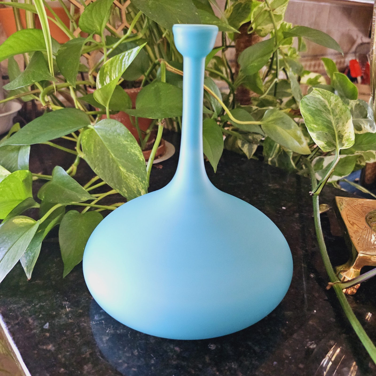 Vintage Murano Squat Vase Fornasa De Mvran Al Insegna De Moreto Blue Vintage Murano Squat Vase Fornasa De Mvran Al Insegna De Moreto Blue