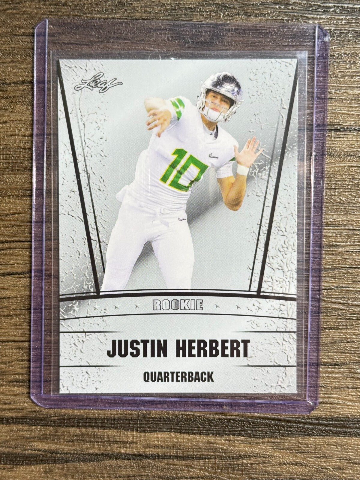 2019 Leaf Rookie JUSTIN HERBERT #RS-04 Jaguars Clemson 2019 Leaf Rookie JUSTIN HERBERT #RS-04 Jaguars Clemson