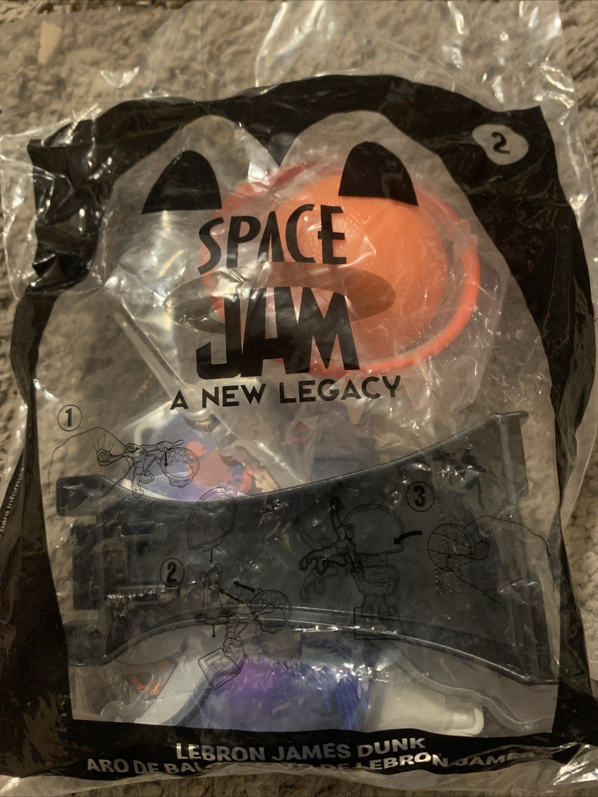 McDonalds Happy Meal Toy Space Jam A New Legacy #2 LeBron James Dunk 2021