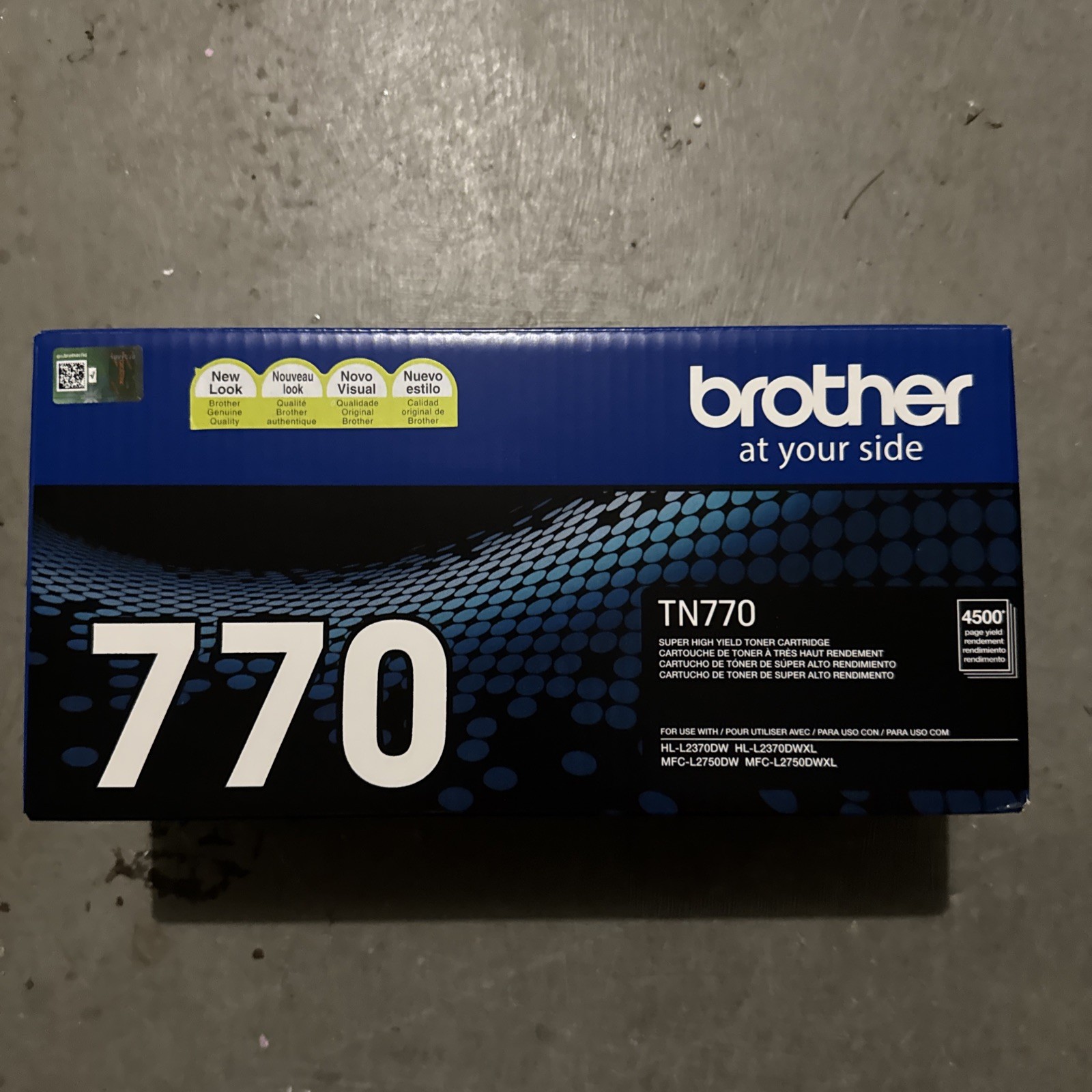 Brother TN770 Black Super High Yield Toner Cartridge-New Sealed Brother TN770 Black Super High Yield Toner Cartridge-New Sealed