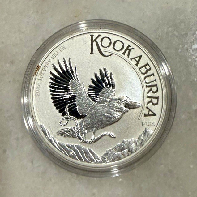 2022 Australia $1 Kookaburra Commemorative 0.9999 Silver Coin