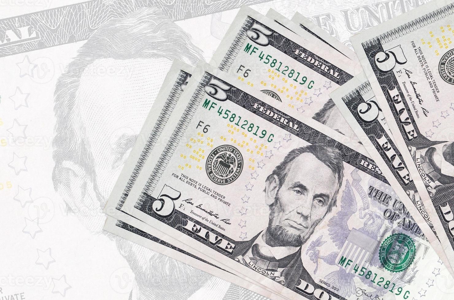 U.S $5 Five Dollar Bill Consecutive Serial # Banknote Uncirculated BRAND NEW.