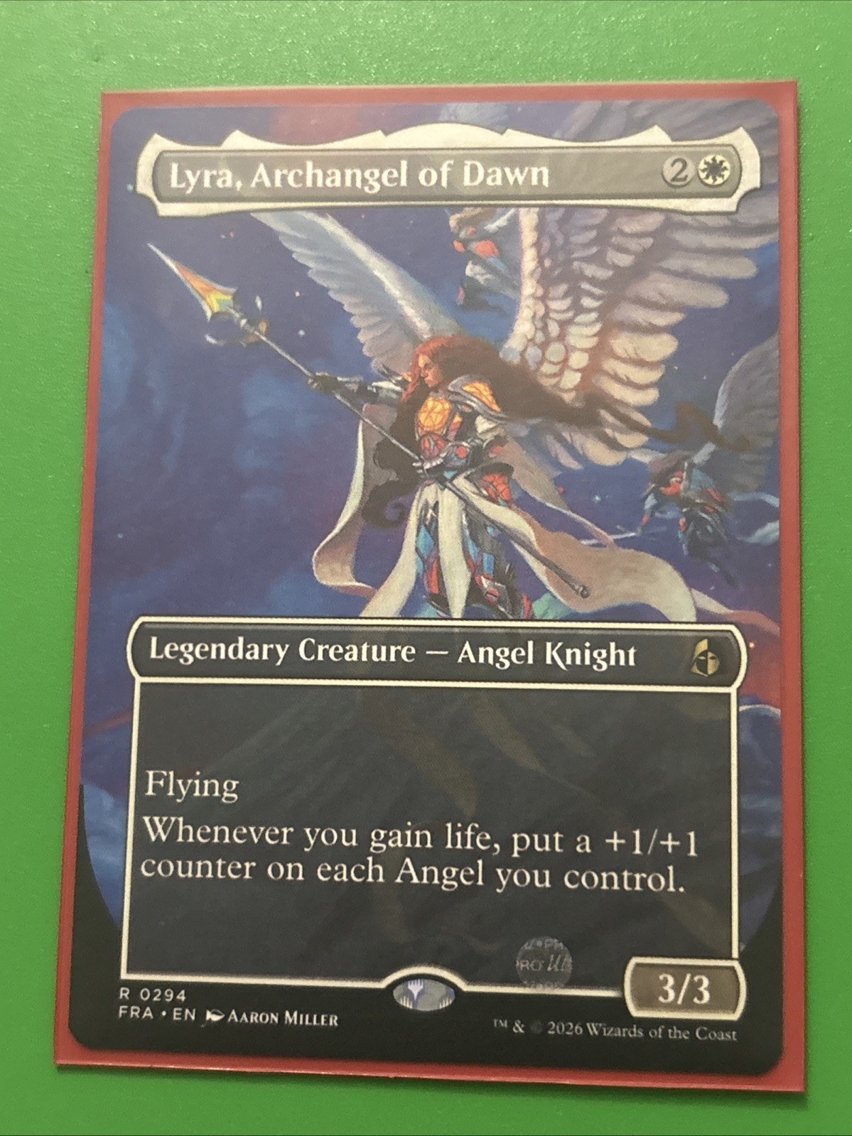 Lyra, Archangel of Dawn (Borderless Reality Fracture Regular Mtg Tcg Ccg Wotc Nm Lyra, Archangel of Dawn (Borderless Reality Fracture Regular Mtg Tcg Ccg Wotc Nm