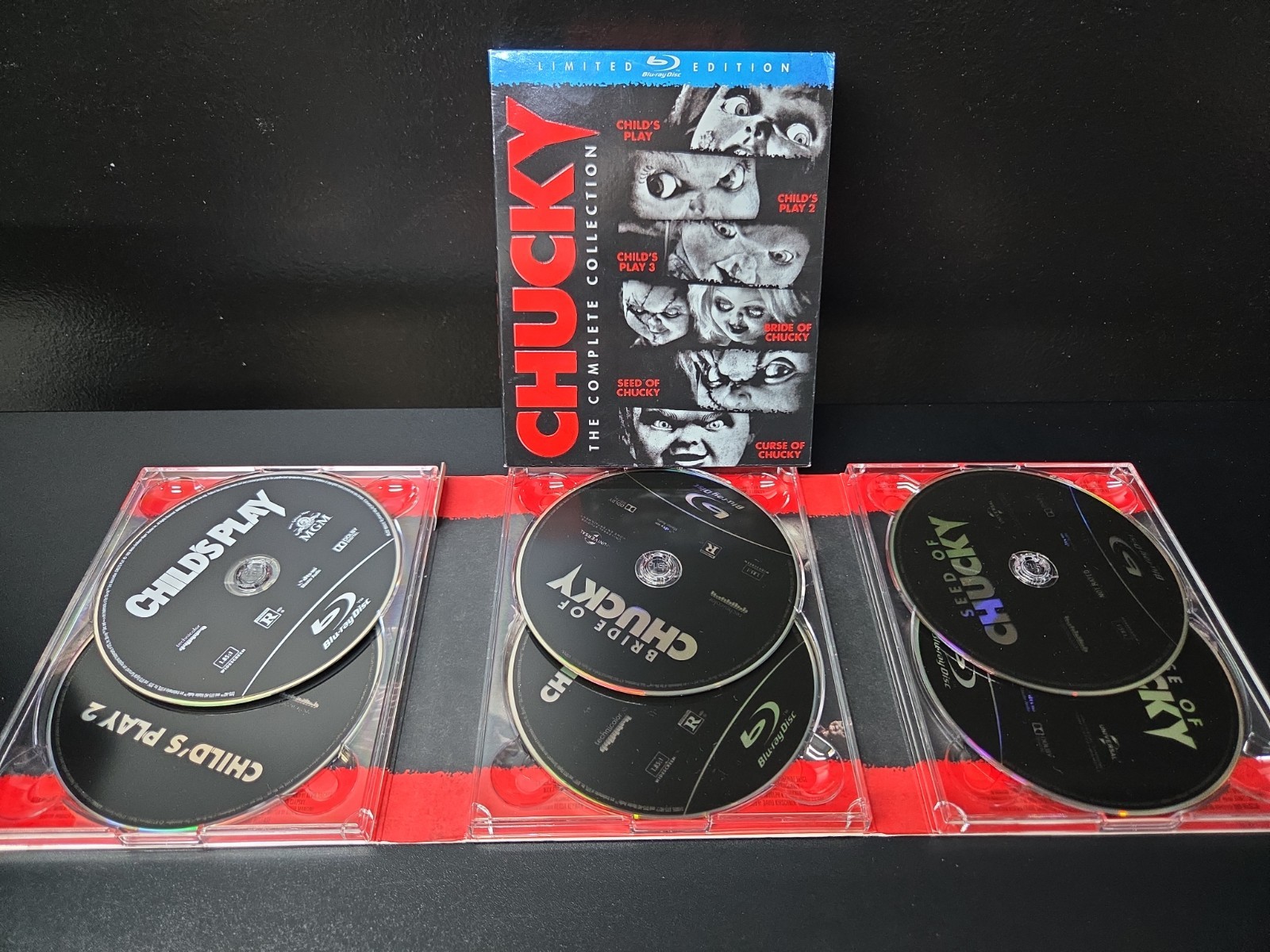 Chucky: the Complete Collection (Blu-ray) 2013 OOP/RARE Box Set W/Slipcover Chucky: the Complete Collection (Blu-ray) 2013 OOP/RARE Box Set W/Slipcover