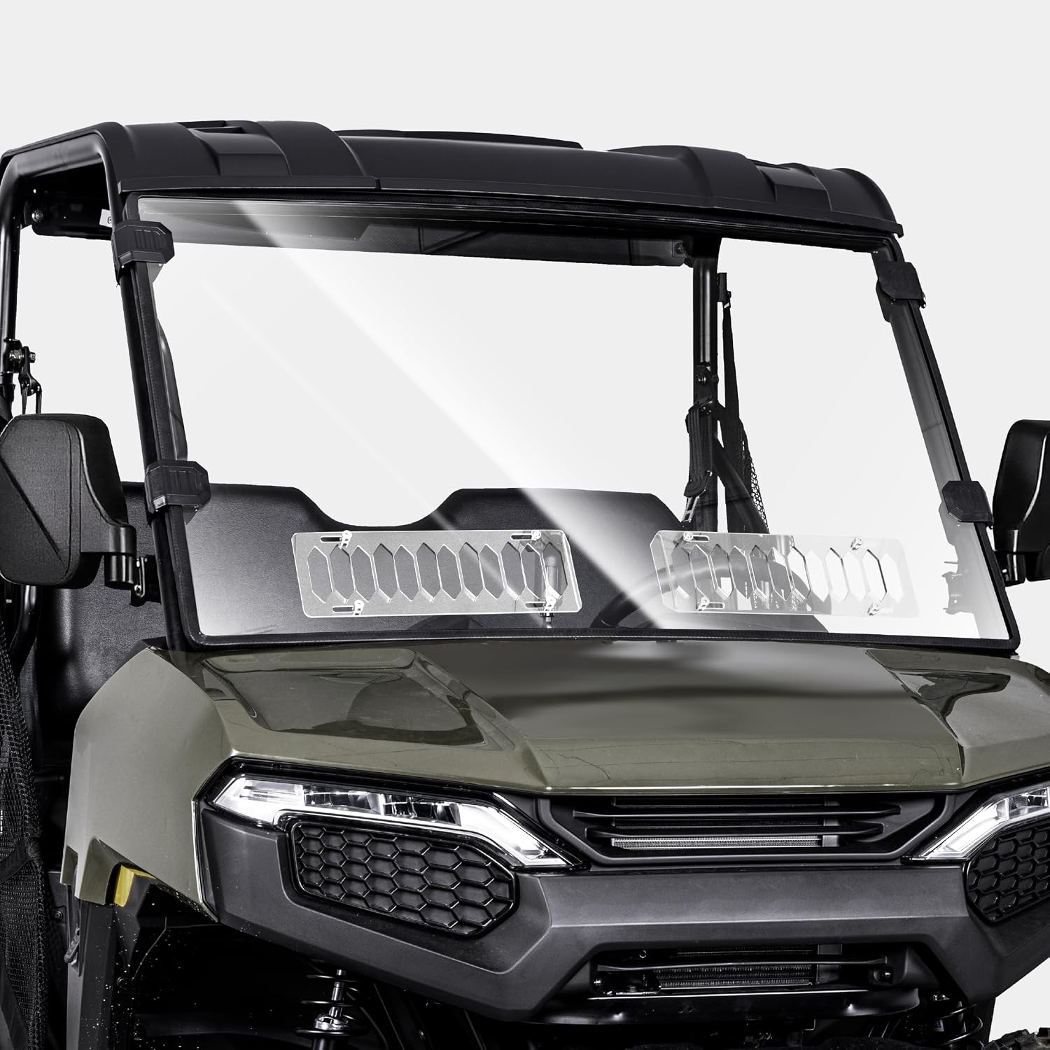 StarknightMT Front Windshield with Sliding Window for Polaris Ranger 500 2026+ StarknightMT Front Windshield with Sliding Window for Polaris Ranger 500 2026+
