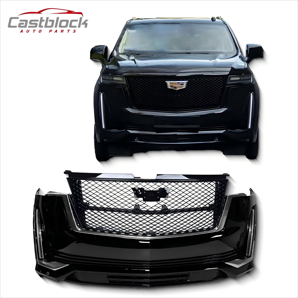 Complete Front Bumper Assembly Premium Luxury For 2021-2024 Cadillac Escalade