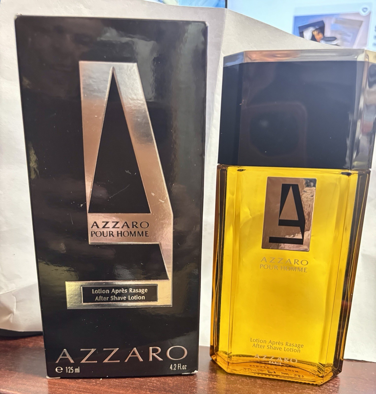 Azzaro Pour Homme After Shave Lotion 4.2 FL. OZ. 125 ML NEW IN BOX , VINTAGE Azzaro Pour Homme After Shave Lotion 4.2 FL. OZ. 125 ML NEW IN BOX , VINTAGE