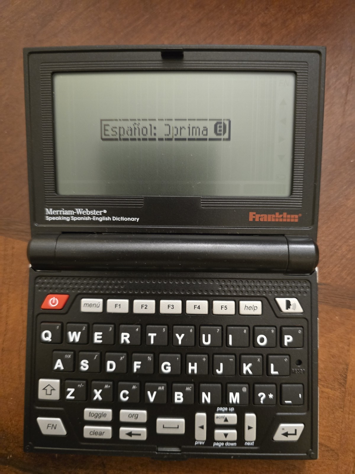 Franklin BES2100 de Merriam-Webster, q Franklin BES2100 de Merriam-Webster, q