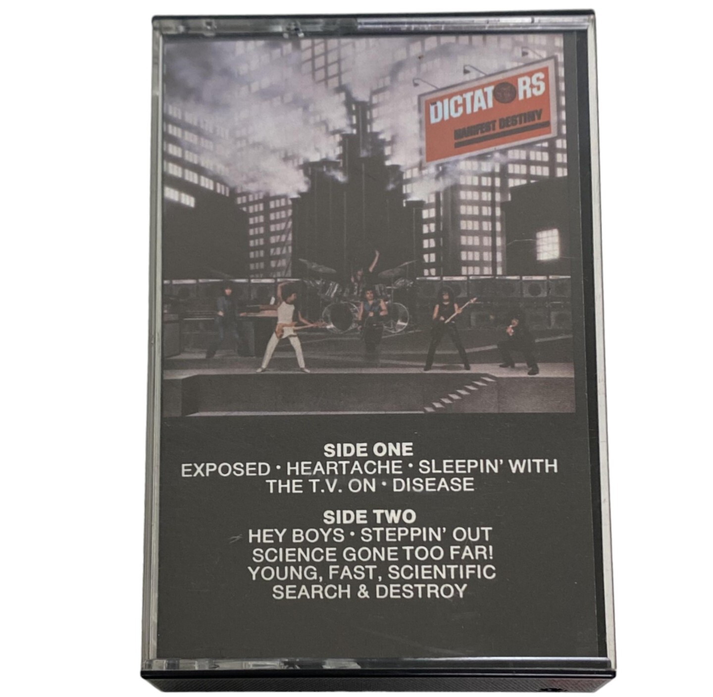 The Dictators Manifest Destiny Stereo Cassette Tape Punk Rock Asylum Protopunk The Dictators Manifest Destiny Stereo Cassette Tape Punk Rock Asylum Protopunk