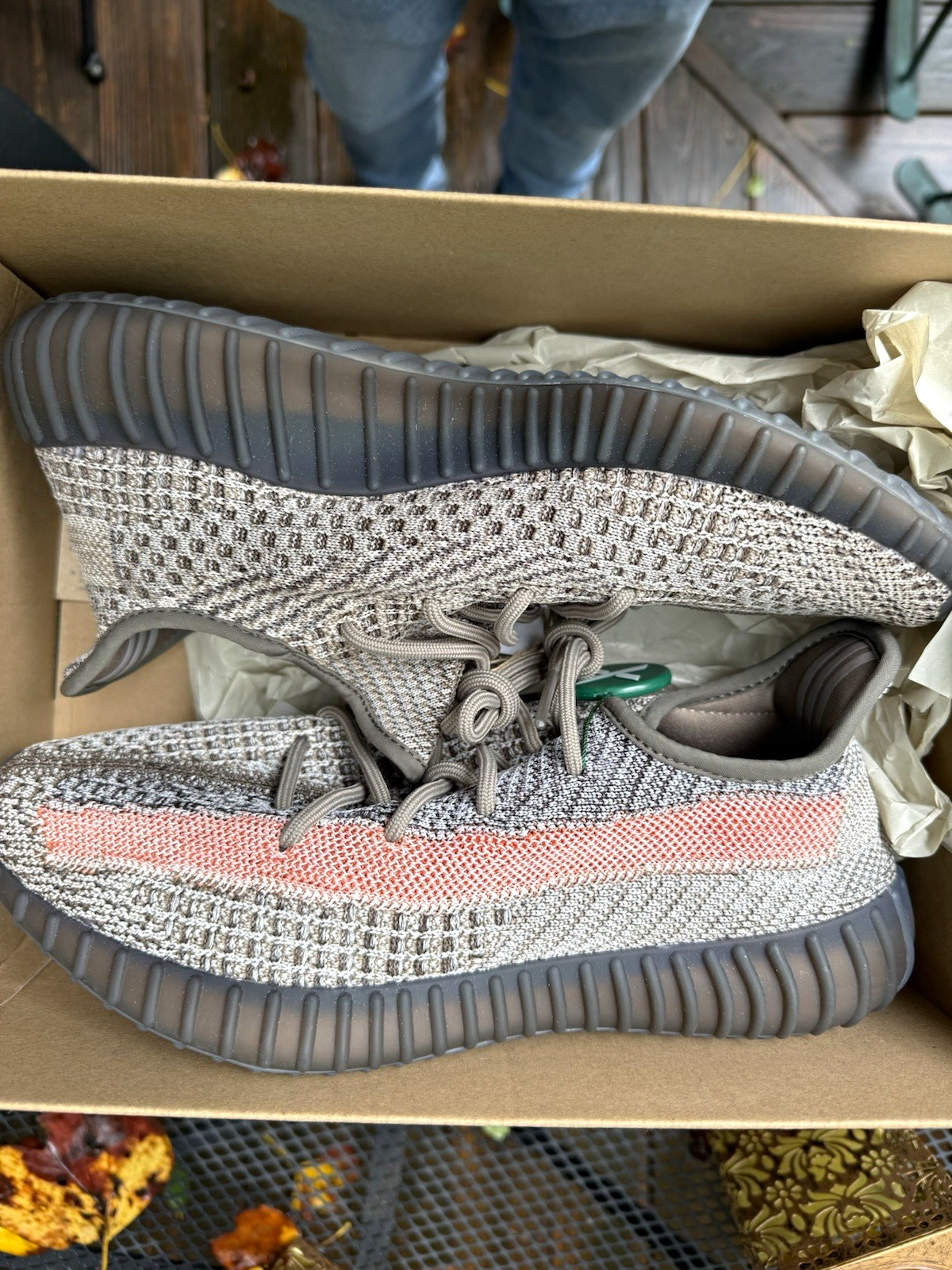 adidas Yeezy Boost 350 V2 Ash Stone GW0089 Primeknit Low Top Lace Up adidas Yeezy Boost 350 V2 Ash Stone GW0089 Primeknit Low Top Lace Up