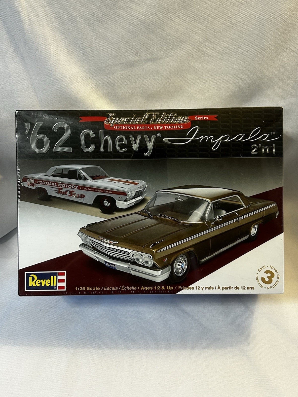 Revell Chevy '62 Impala Special Ed. 2' n 1 model kit NEW in FACTORY SEALED BOX