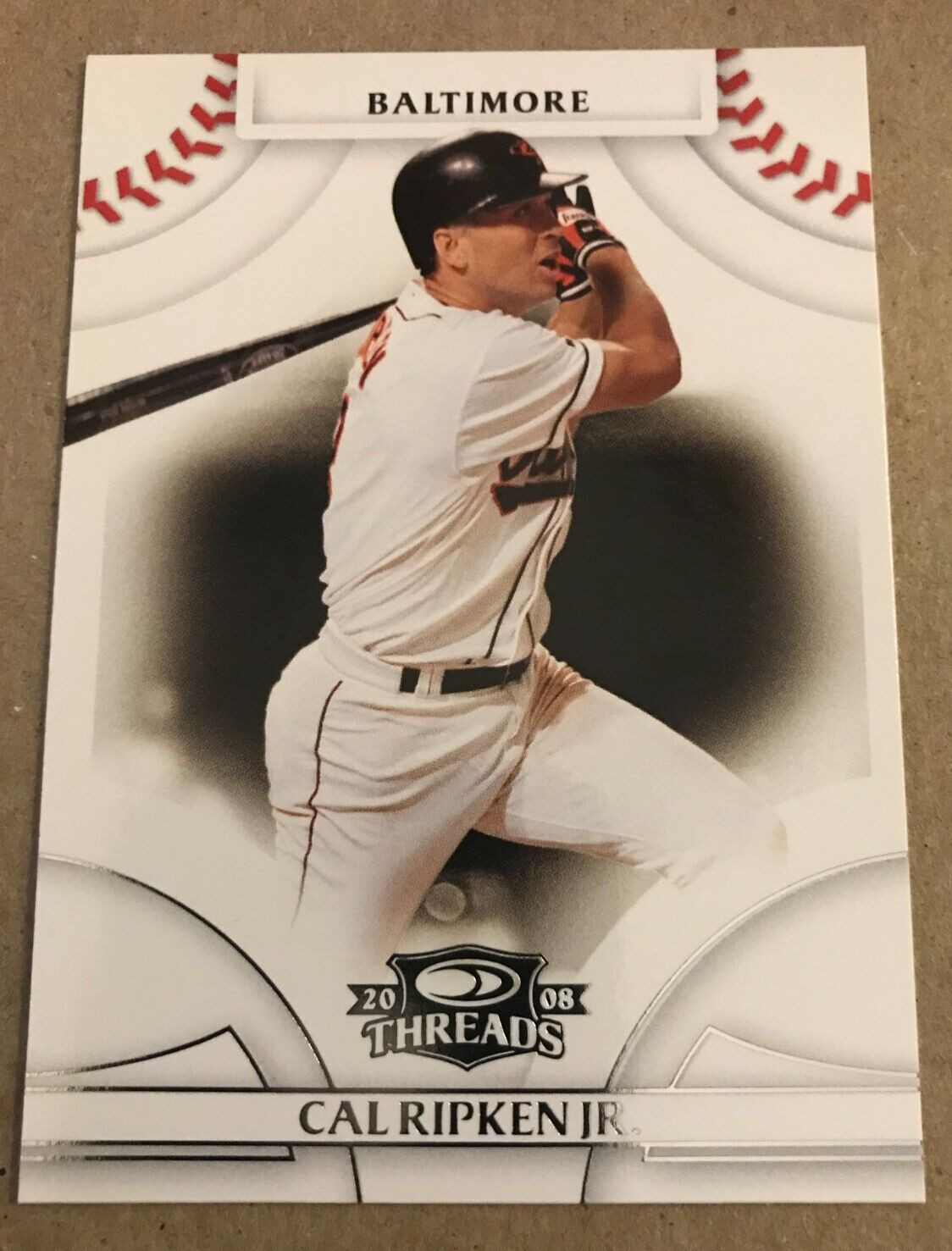 2008 Donruss Threads Cal Ripken Jr. #4 Orioles 2008 Donruss Threads Cal Ripken Jr. #4 Orioles