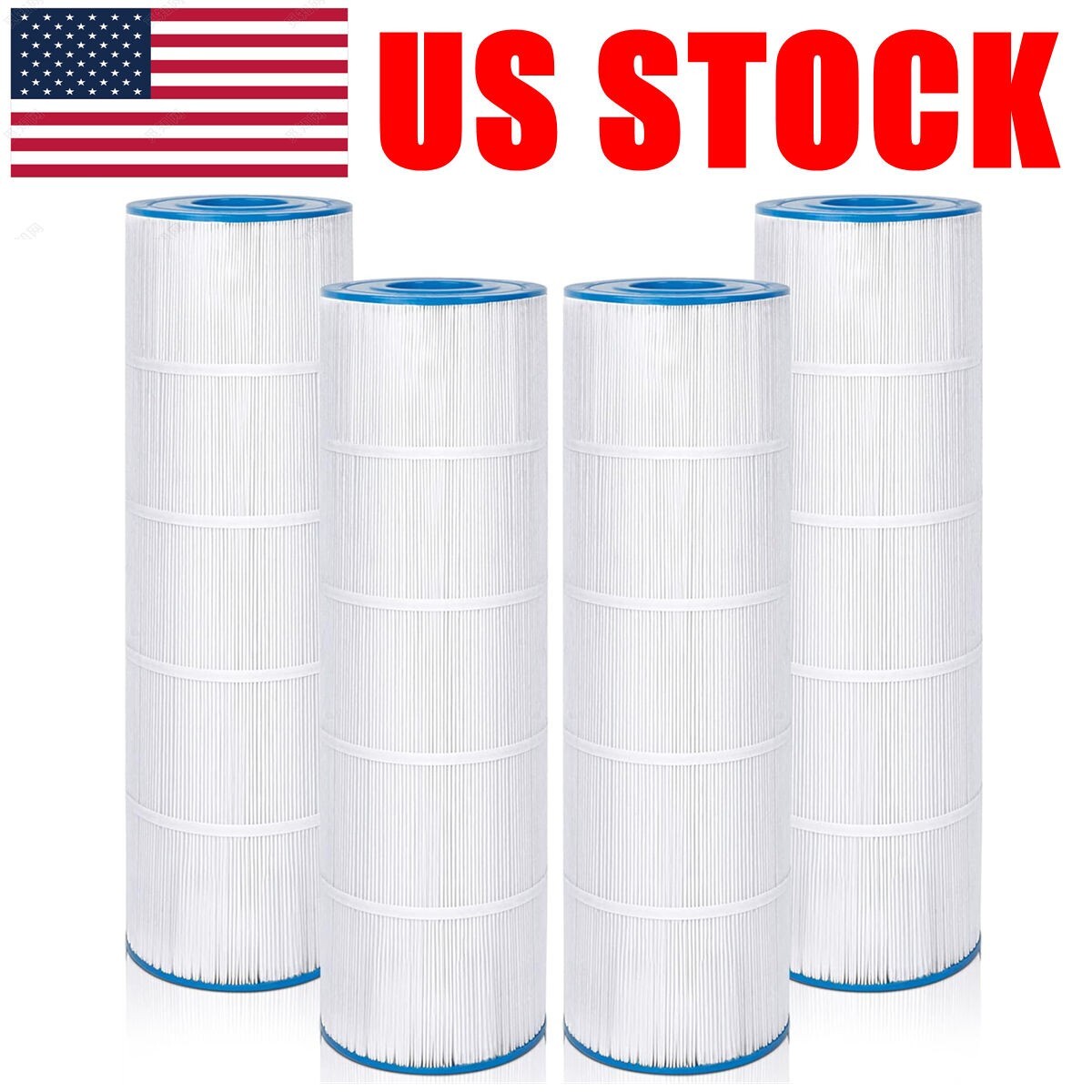 (4) PCC105-PAK4 Pool Filter Replacement for Pentair Clean & Clear Plus 420