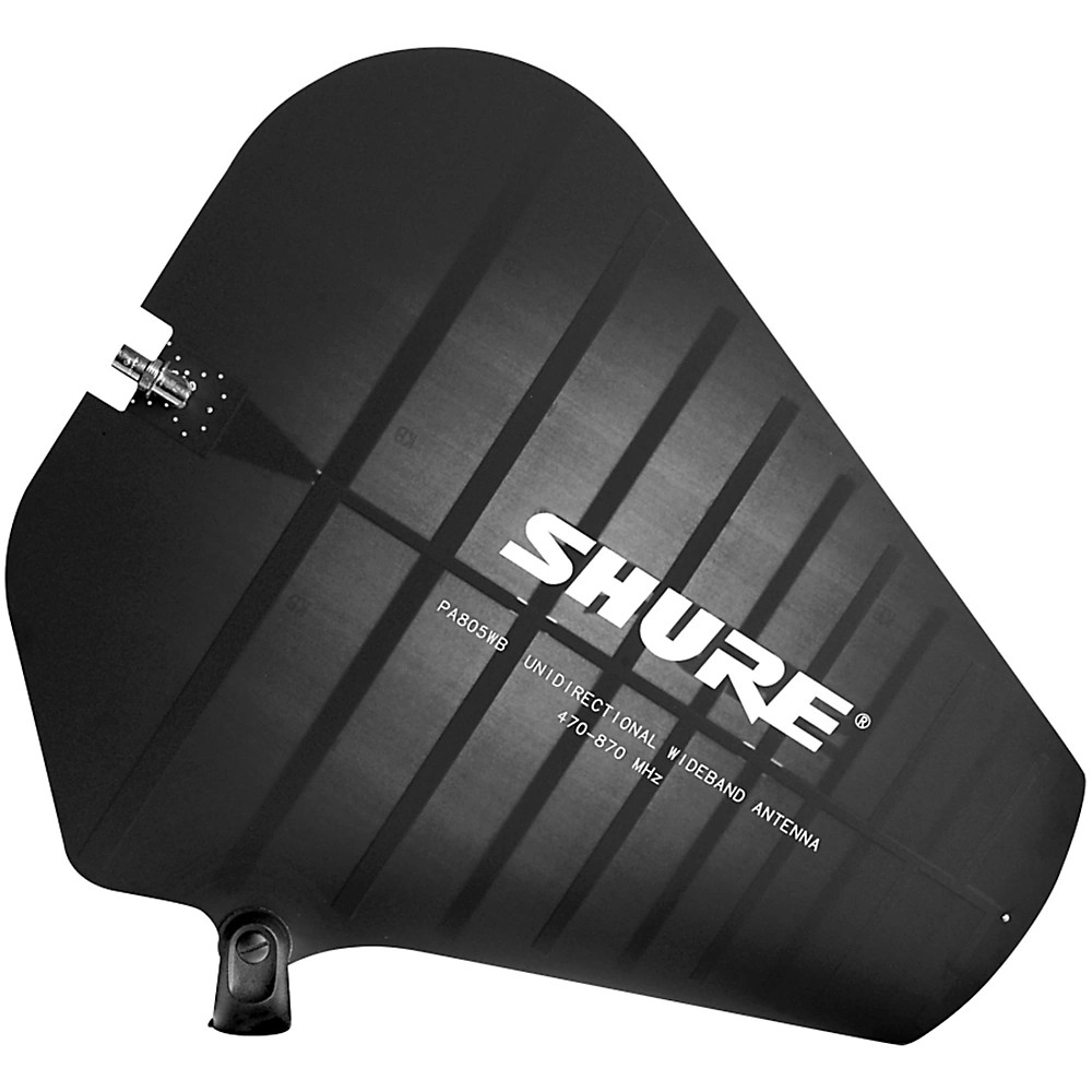 Shure PA805SWB Passive Directional Antenna 470-952 MHz Includes 10 BNC/BNC Cable