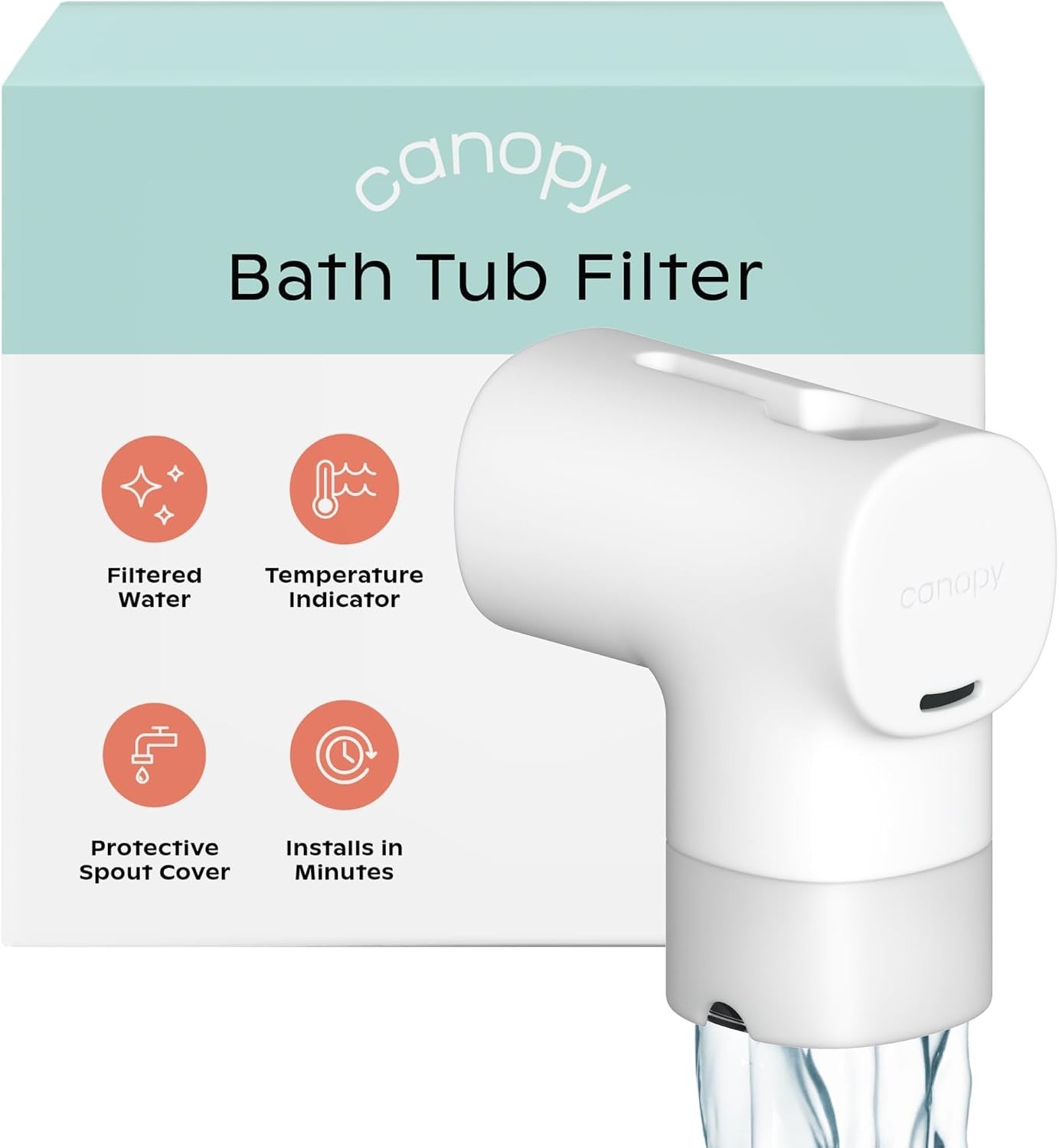 Canopy Baby Bath Tub Filter - Gentle Water Filtration for Delicate Skin Canopy Baby Bath Tub Filter - Gentle Water Filtration for Delicate Skin