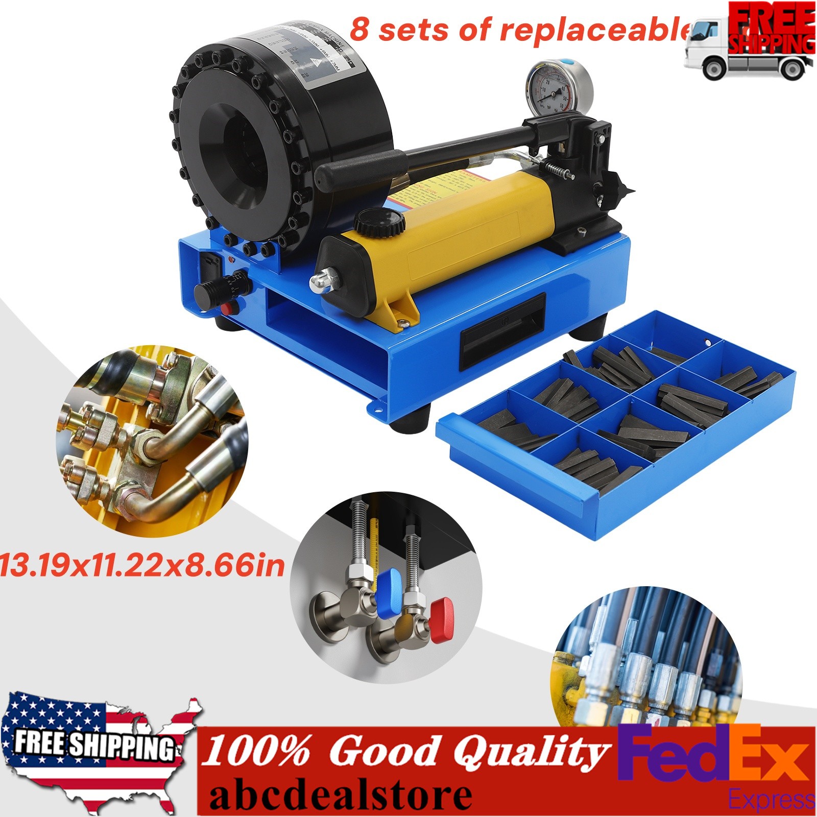 Professional ?Hand Hydraulic Hose Crimper Machine Crimp 0.24