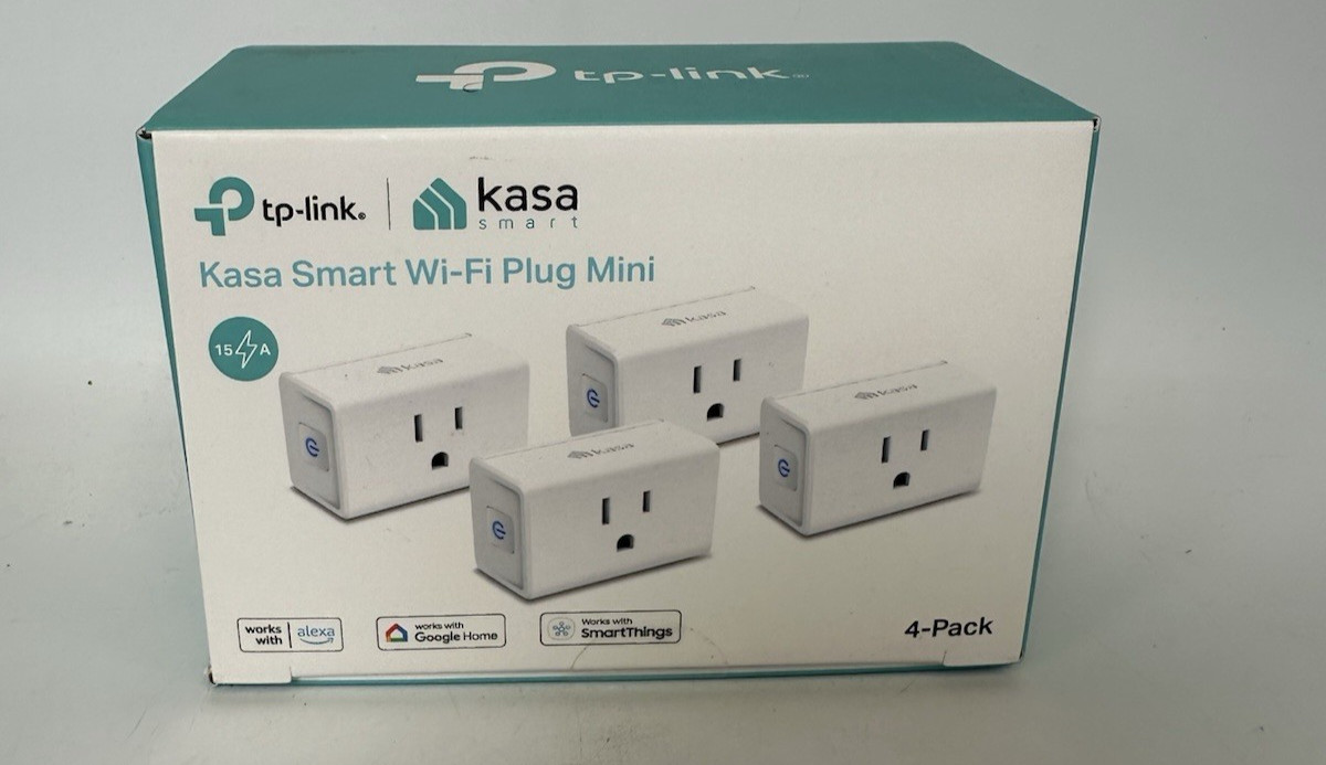 4 PACK Kasa Smart Plug Ultra Mini 15A EP10P4 Smart Home Wi-Fi Outlet *NEW*