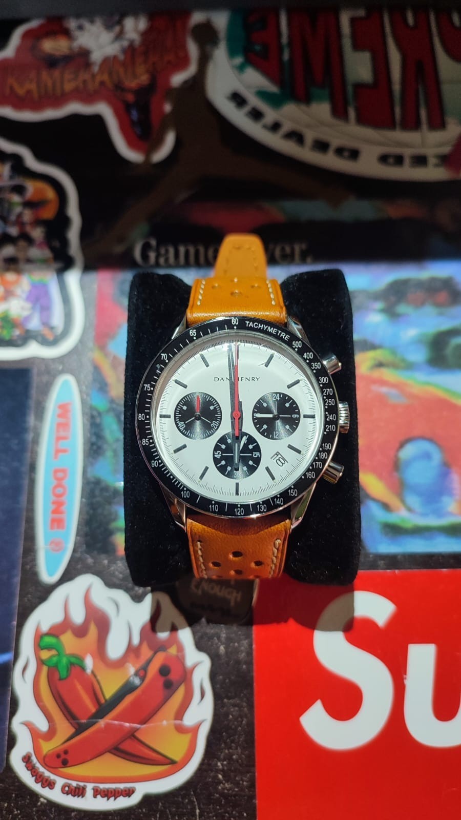 Dan Henry 1962 Racing Chronograph Panda Theme Dan Henry 1962 Racing Chronograph Panda Theme