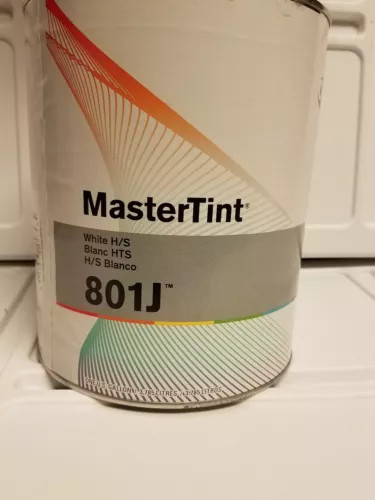 DuPont Axalta 801J HS White Mastertint Toner Tint GALLON Chromabase NEW DuPont Axalta 801J HS White Mastertint Toner Tint GALLON Chromabase NEW