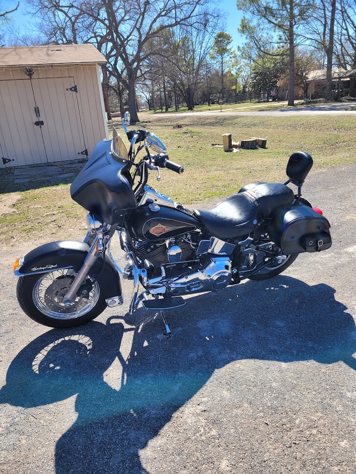 For Harley Heritage Fatboy Softail Deluxe Batwing Fairing 6X9\