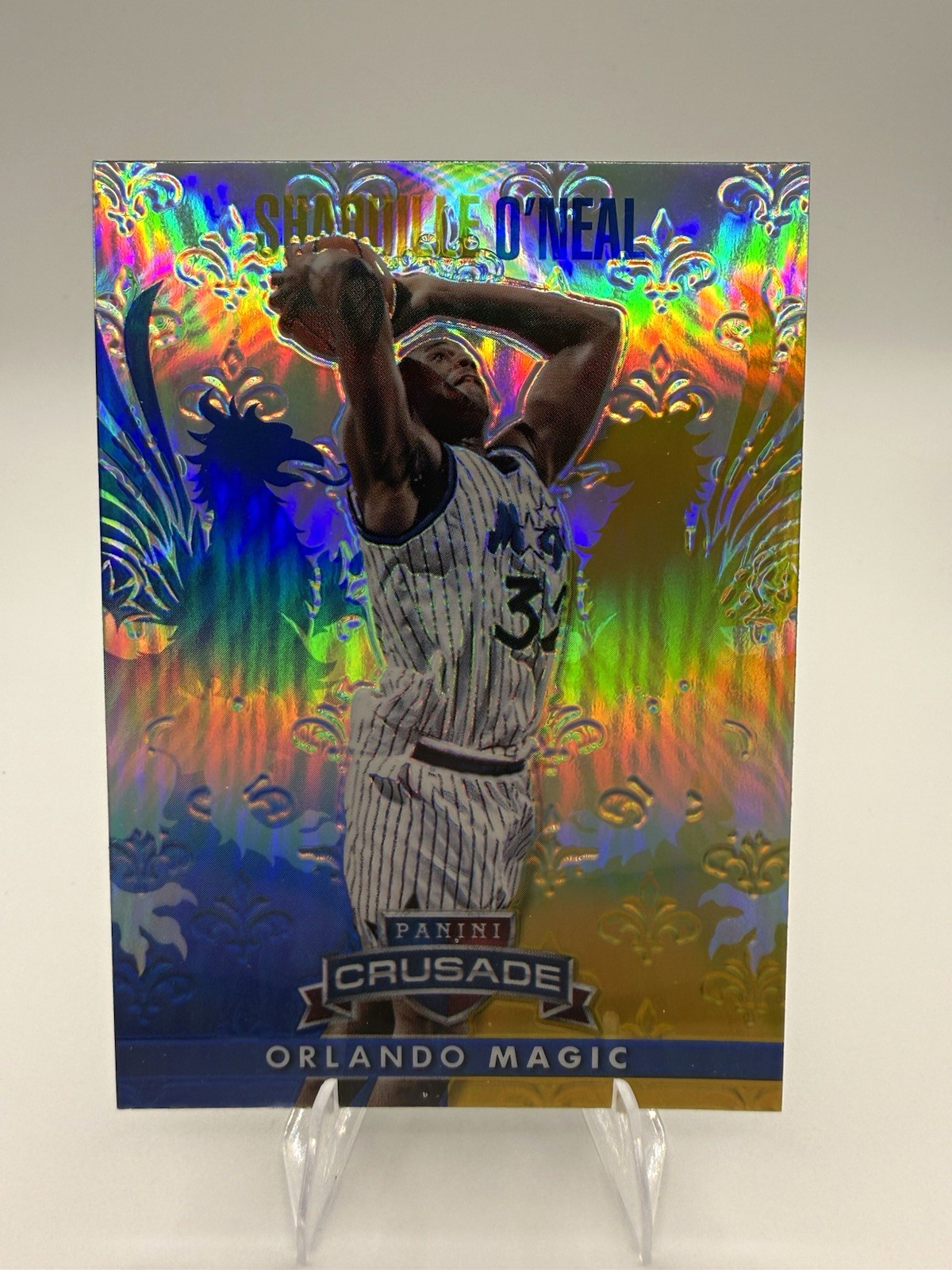 Panini 2013-14 Crusade Shaquille O\'Neal Blue Orlando Magic #193 Panini 2013-14 Crusade Shaquille O\'Neal Blue Orlando Magic #193