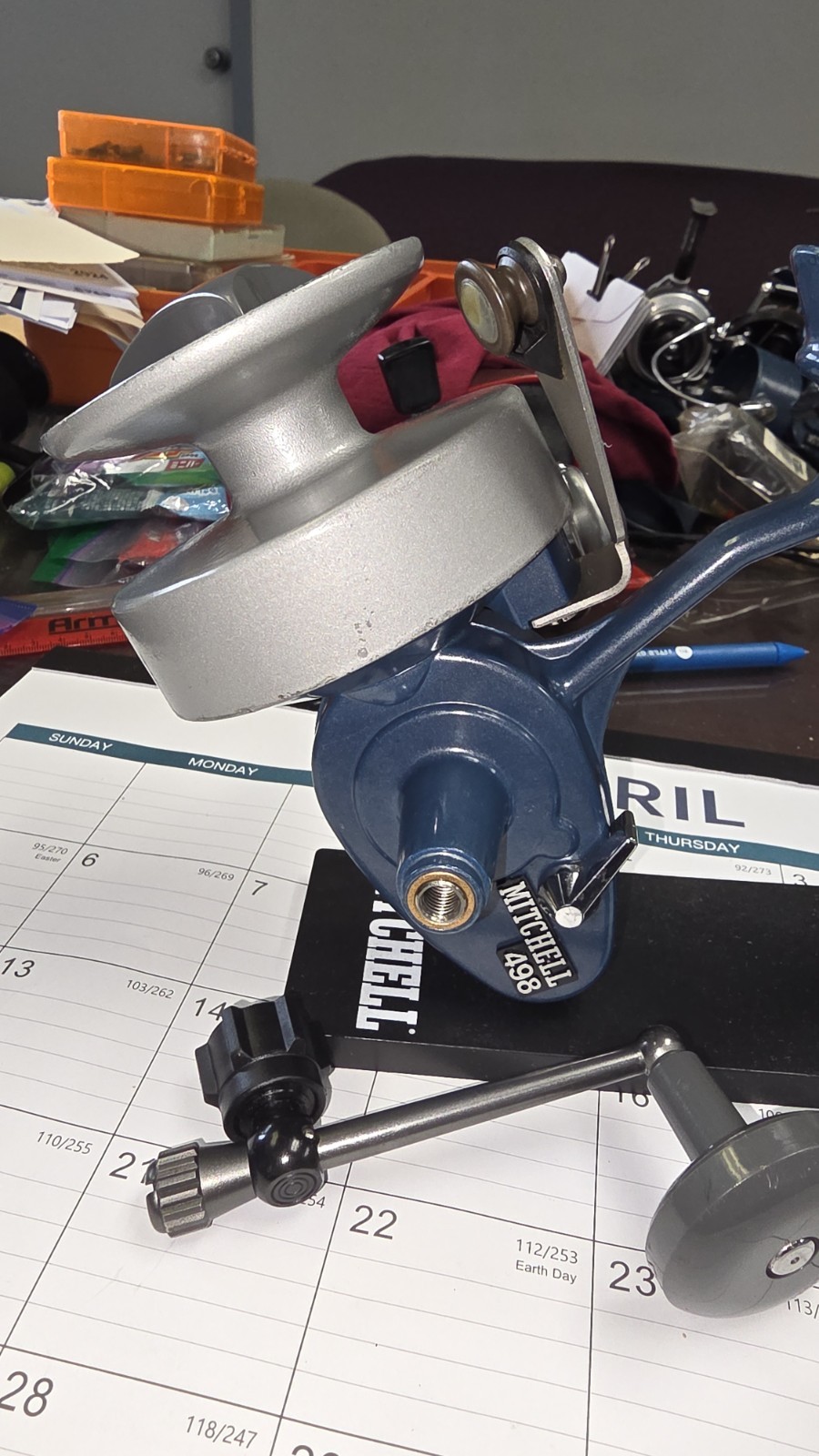 Mitchell Reel 498 MIB with Paperwork Mitchell Reel 498 MIB with Paperwork