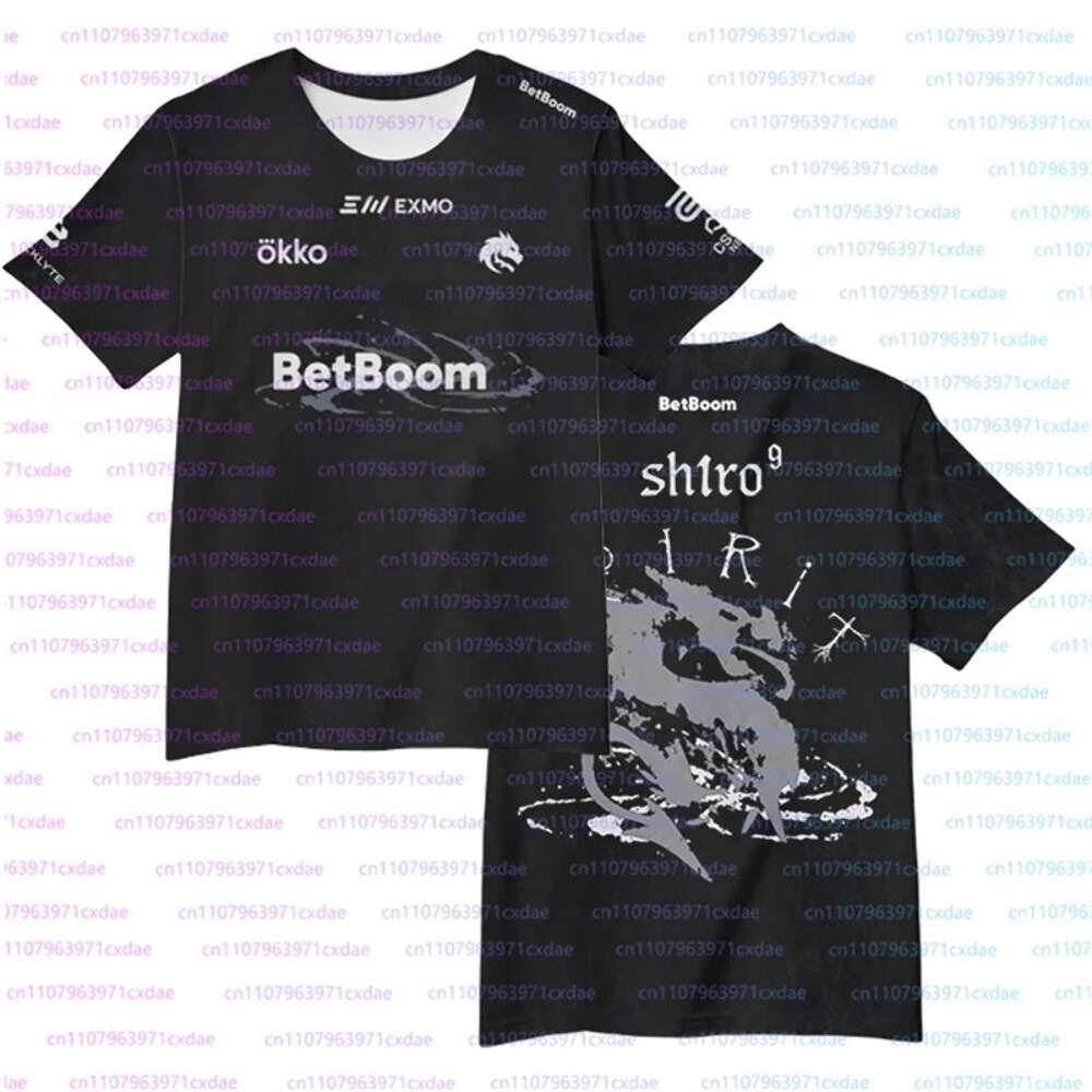Team Spirit 2026 New Jerseys CS2 Esports Uniforms Donk T Shirts CSGO Game Traini