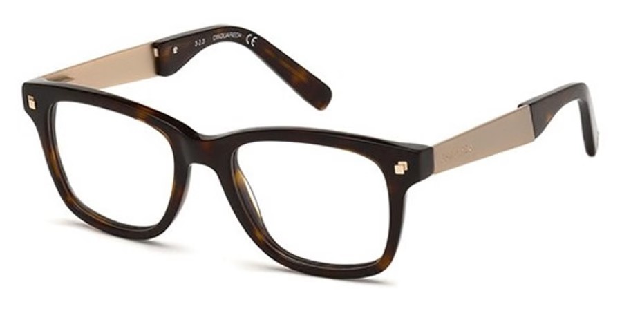 DSQUARED2 New Genuine Eyeglasses Dark Havana Frame Color DQ5130/V 052 49 18 145 DSQUARED2 New Genuine Eyeglasses Dark Havana Frame Color DQ5130/V 052 49 18 145