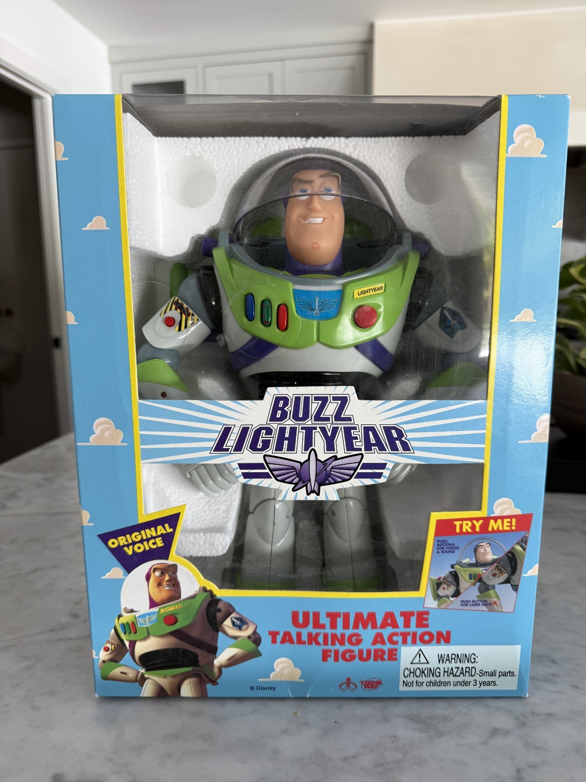Vintage Toy Story Buzz Lightyear Action Figure Thinkway Toys 1995 Vintage Toy Story Buzz Lightyear Action Figure Thinkway Toys 1995