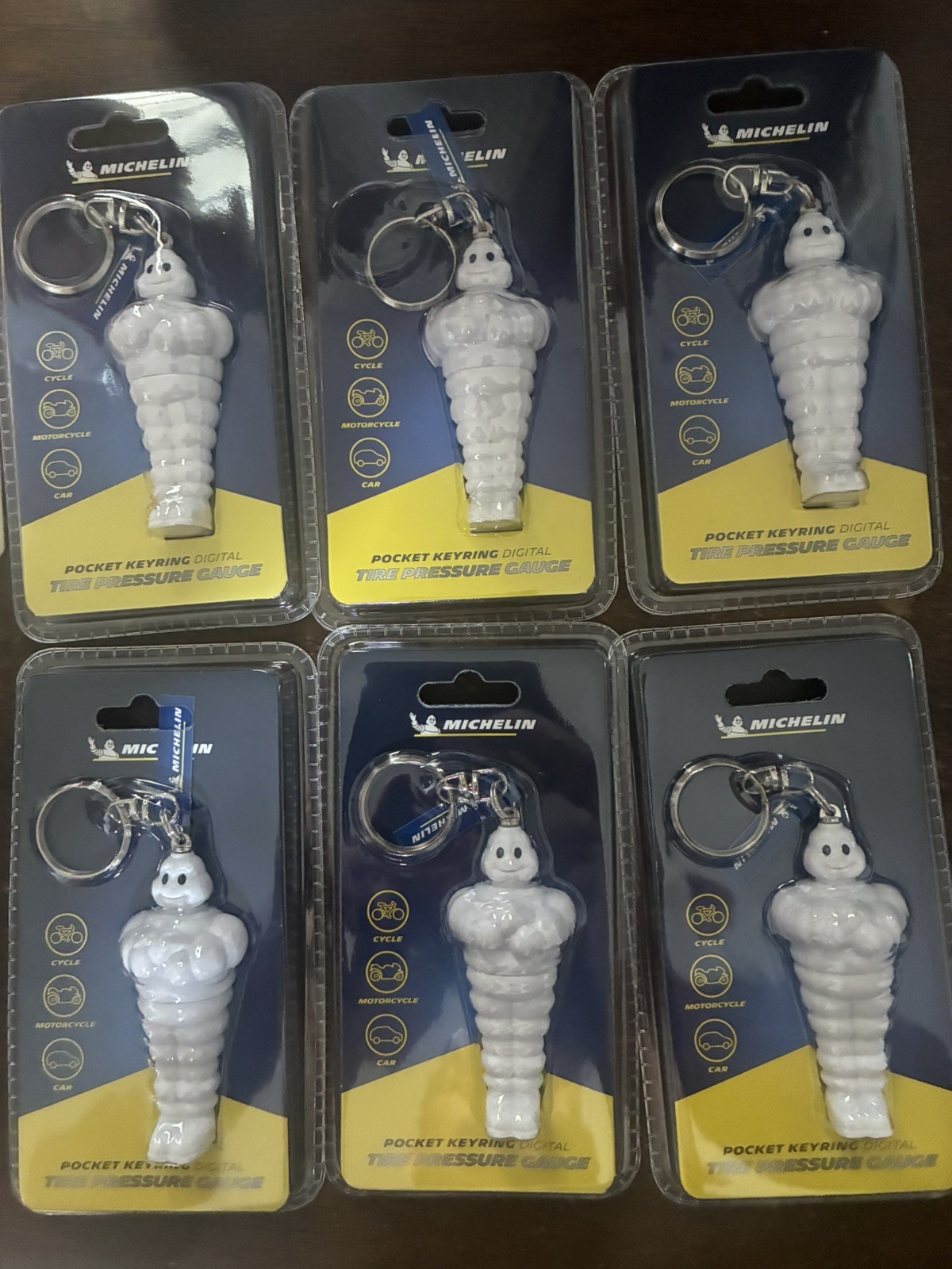 150pcs Michelin Man Pocket Digital LCD Read Tire Pressure Gauge Keyring -Sealed 150pcs Michelin Man Pocket Digital LCD Read Tire Pressure Gauge Keyring -Sealed