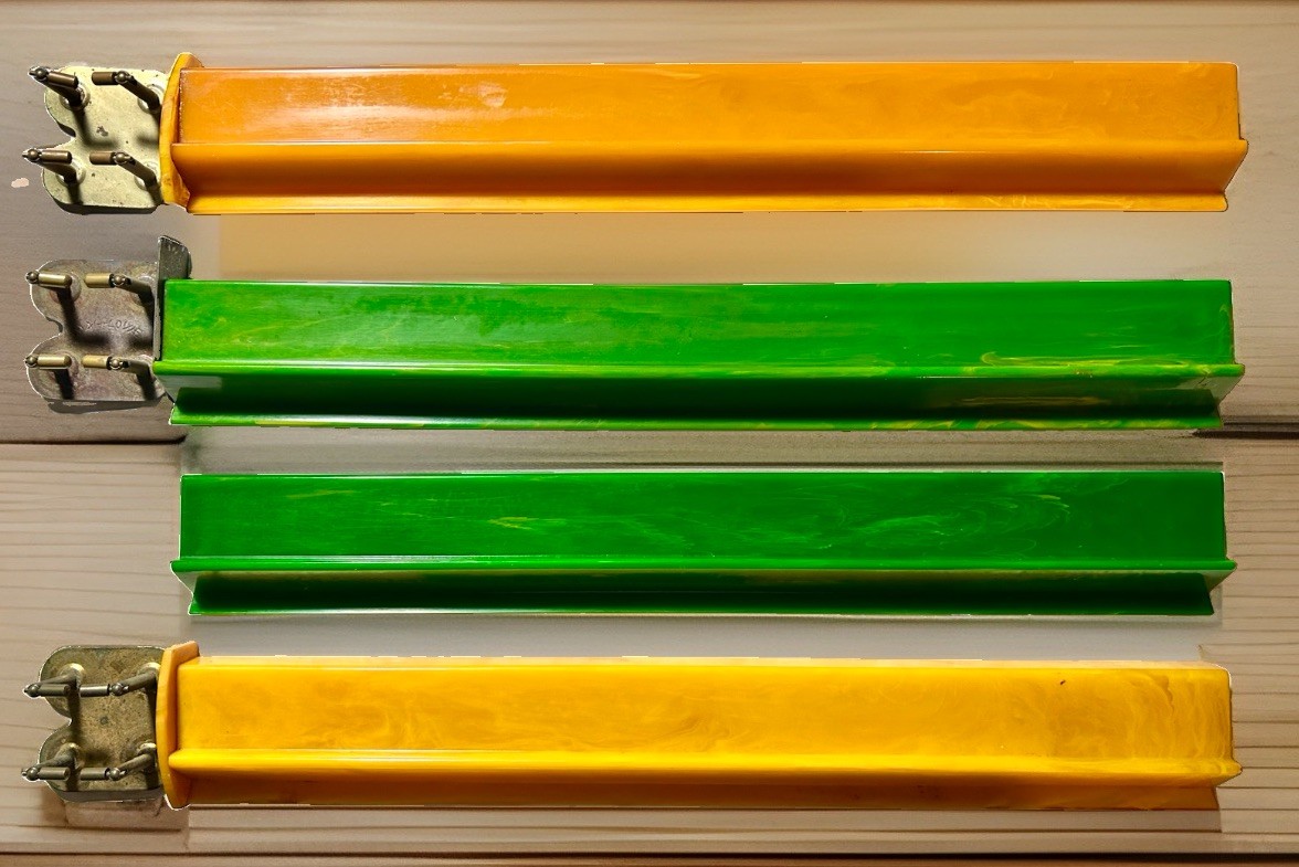 4 Vintage Thick Marbled Mahjong Bakelite Catalin Racks 4 Vintage Thick Marbled Mahjong Bakelite Catalin Racks