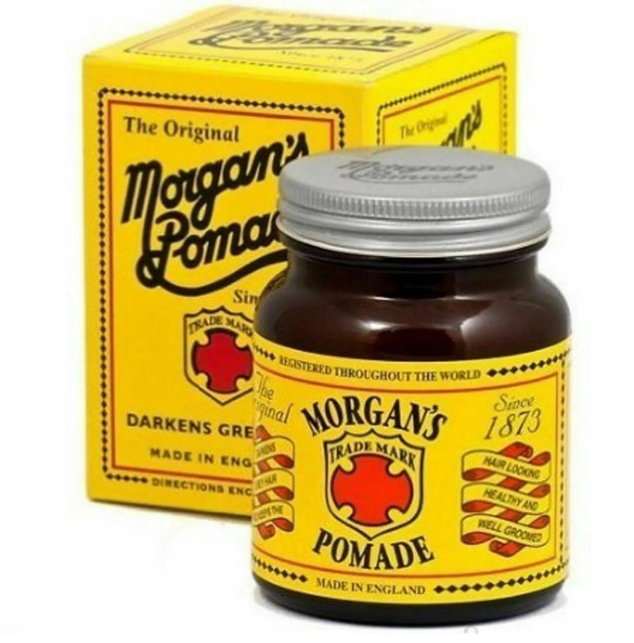 The Orginal Morgan‘s Pomade Since 1873 Darkens Gray Hair 100g 3.53 oz The Orginal Morgan‘s Pomade Since 1873 Darkens Gray Hair 100g 3.53 oz