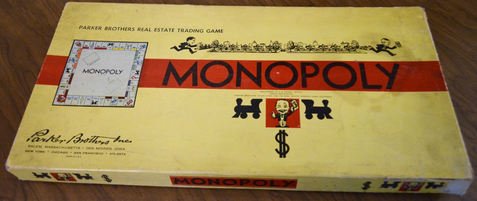 Vintage 1958–1961 Monopoly Game Parker Brothers Complete Plastic & Metal Pieces Vintage 1958–1961 Monopoly Game Parker Brothers Complete Plastic & Metal Pieces
