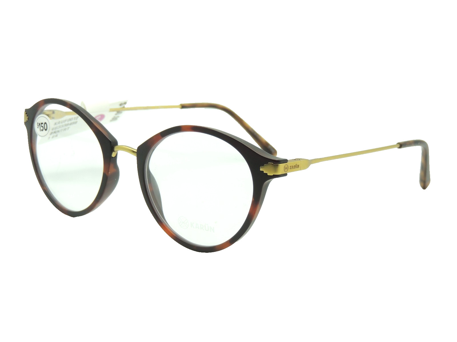Karun KAUF 0012 Orca Brown Gold Silver Patagonia Eyeglass Frames 50 21 142 Karun KAUF 0012 Orca Brown Gold Silver Patagonia Eyeglass Frames 50 21 142