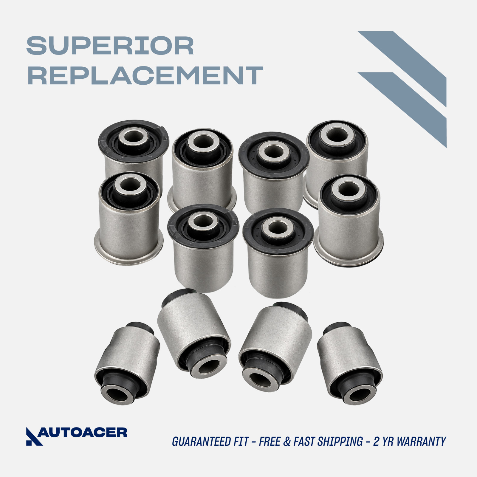 AUTOACER 12p Rear Control Trailing Knuckle Arm Bushes For Pathfinder Armada QX56