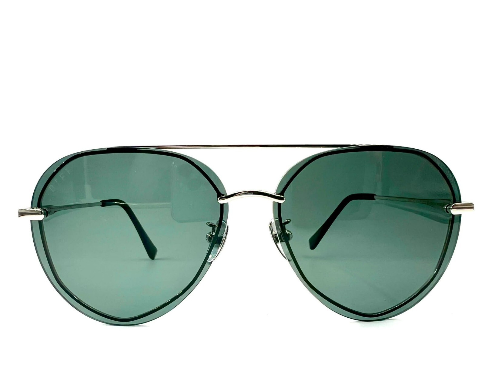 NEW DIFF Lenox Sunglasses Black lens Silver frame GD BL 122p polarized NEW DIFF Lenox Sunglasses Black lens Silver frame GD BL 122p polarized