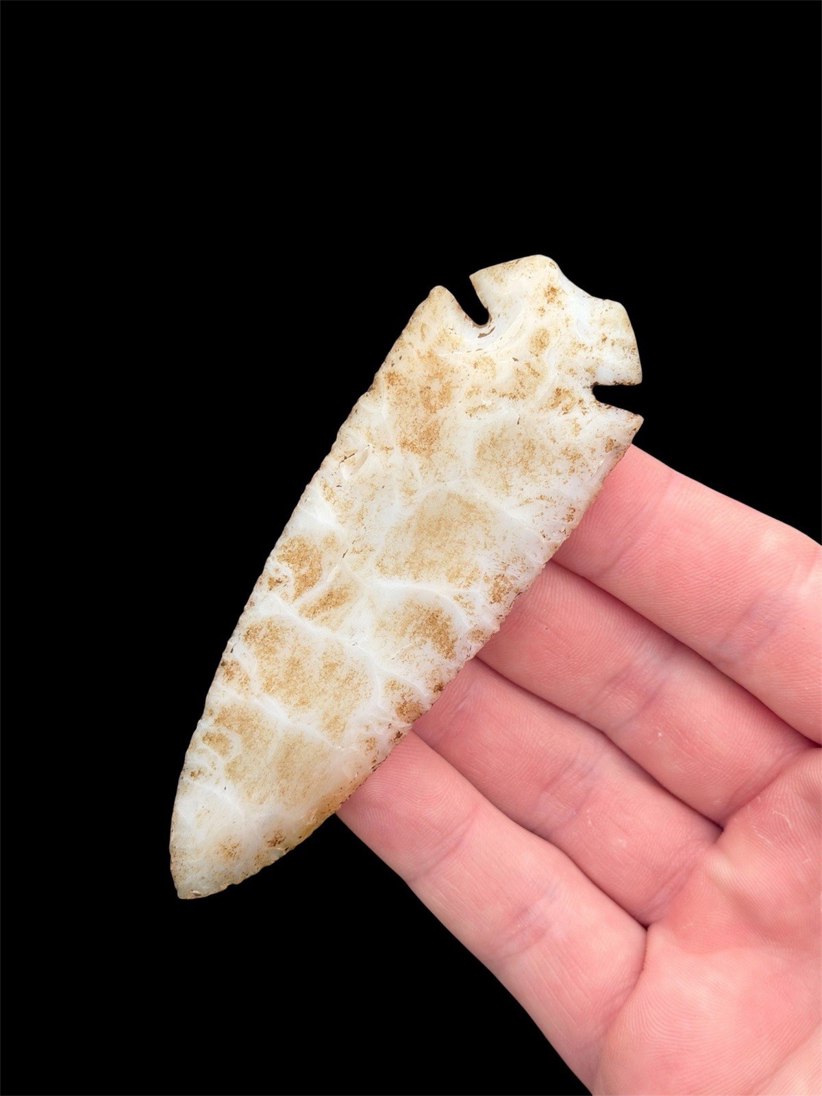 3 3/4” Very Fine Dovetail Point, Indian Artifact, Arrowheads 3 3/4” Very Fine Dovetail Point, Indian Artifact, Arrowheads