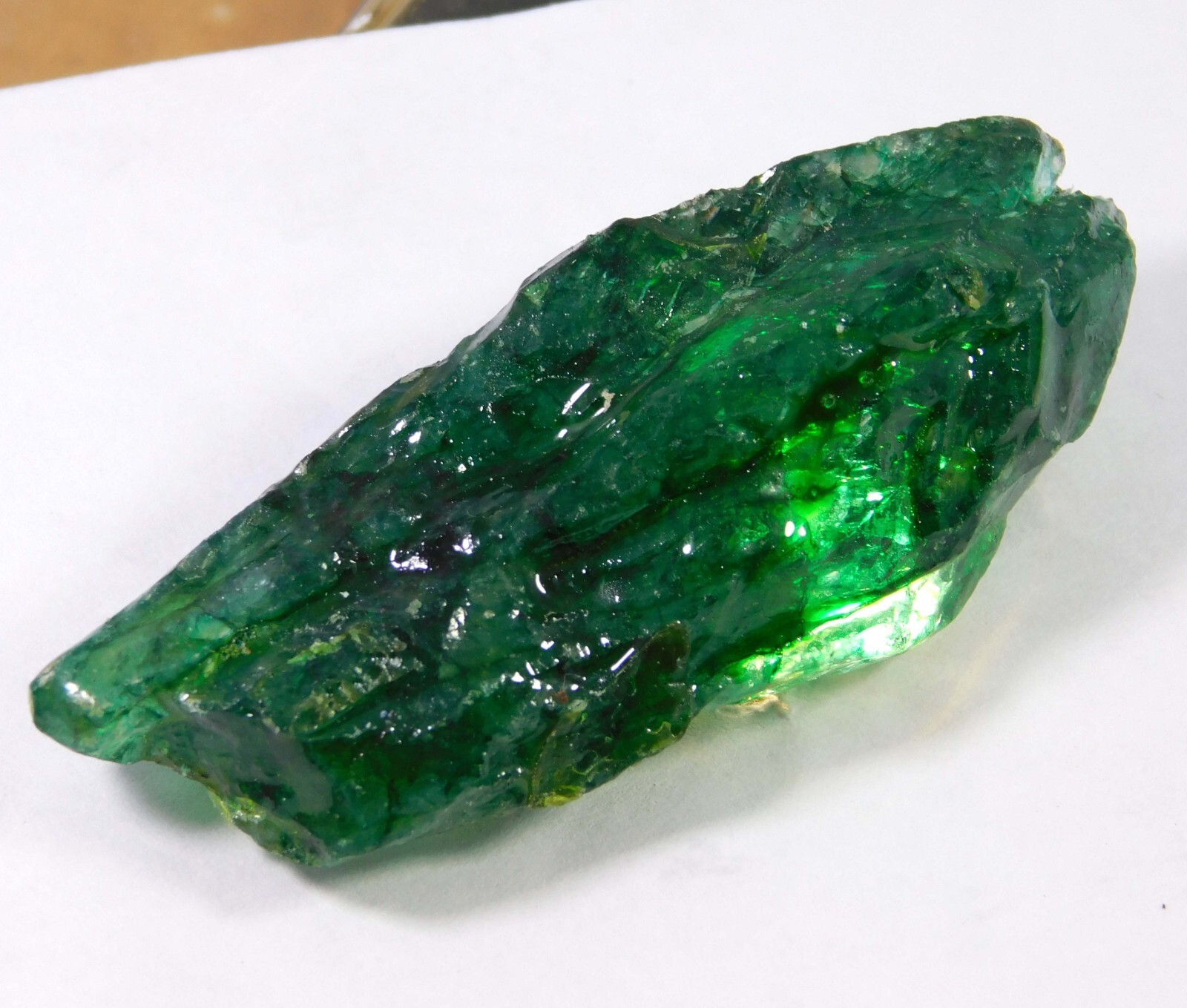 157.55 Ct Colombia Green Emerald Huge Rough Natural Raw Loose Gemstone