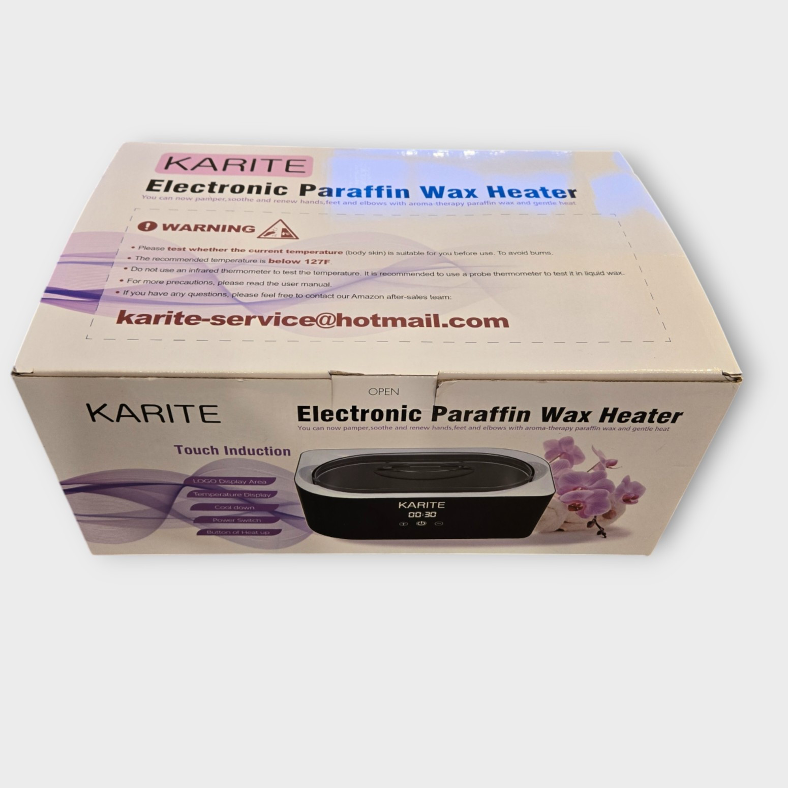 BRAND NEW Karite FHC-4000A Black Touch Induction Electronic Paraffin Wax Heater BRAND NEW Karite FHC-4000A Black Touch Induction Electronic Paraffin Wax Heater