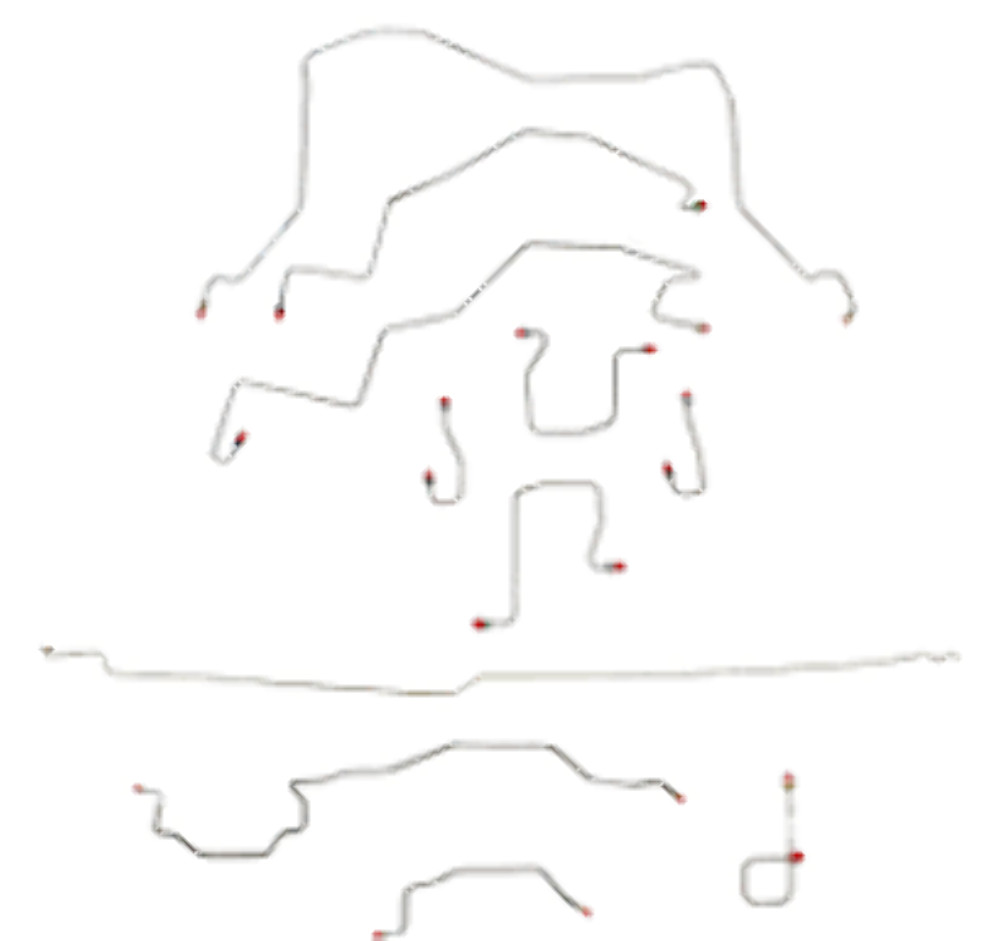 Complete Brake Line Kit 1998 - 2001 Dodge Ram 3500 CBK0040OM