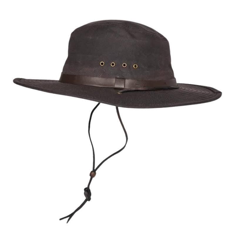 Filson Tin Bush Hat Cinder Oil Finish Tin Cloth Water Resistant Mens M NWT