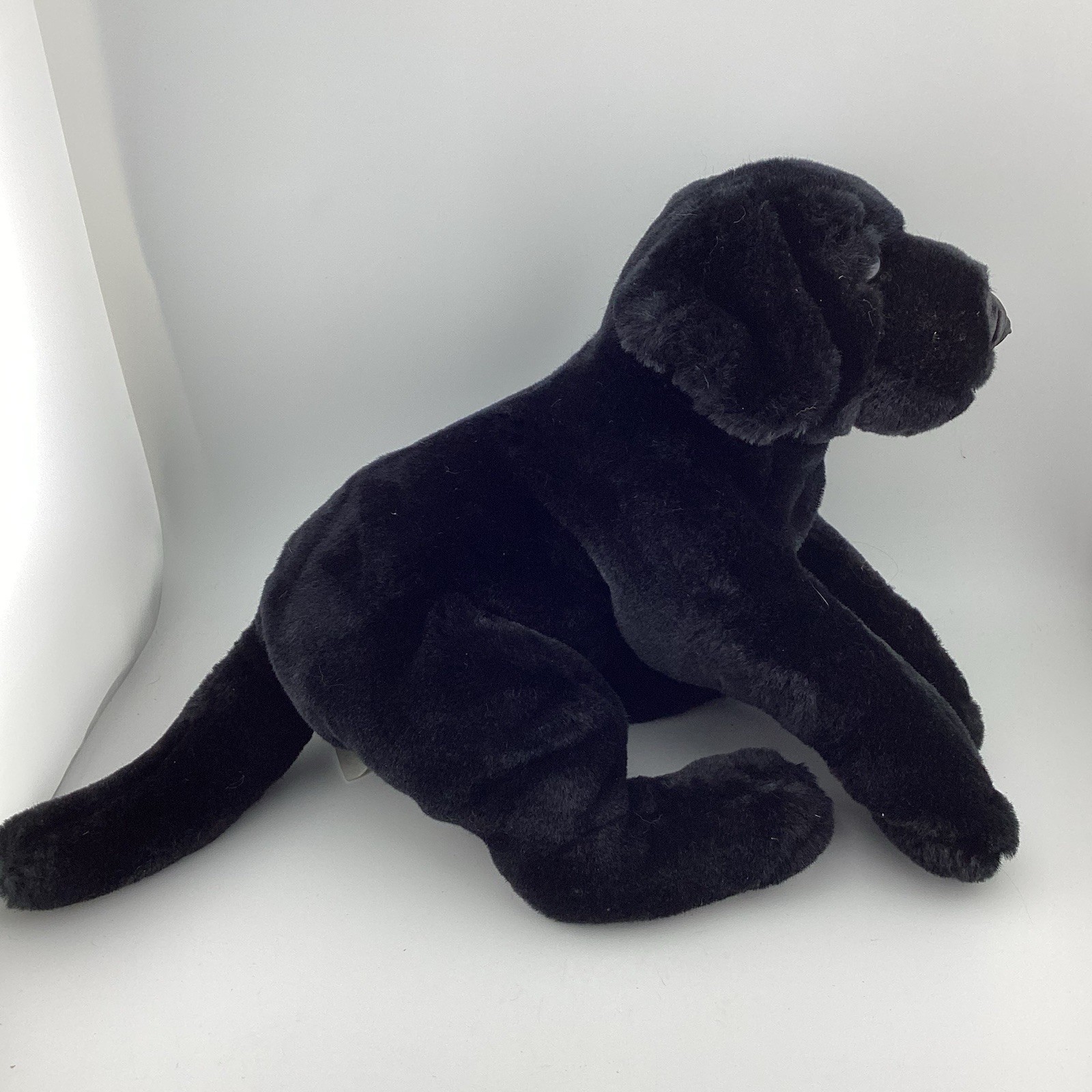 Animal Alley Black Lab Stuffed Plush Dog Pup Toys R Us Exclusive 2000 Sitting