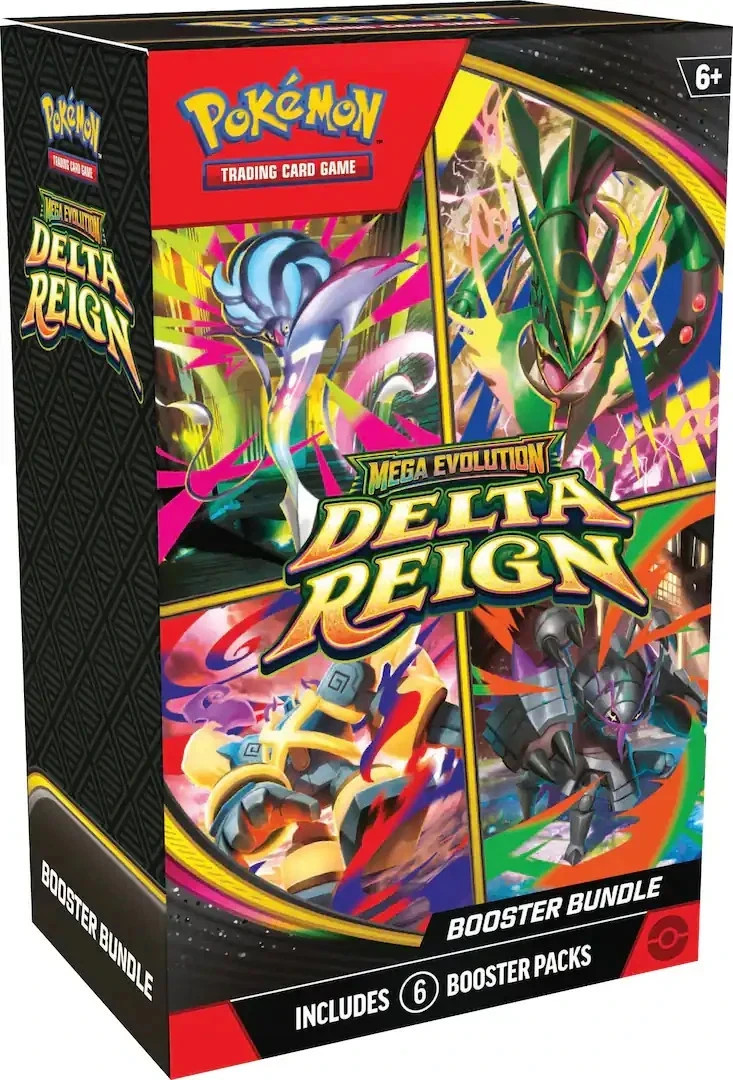 Pokémon TCG Mega Evolution Delta Reign Booster Bundle SEALED ships 11/6 Pokémon TCG Mega Evolution Delta Reign Booster Bundle SEALED ships 11/6