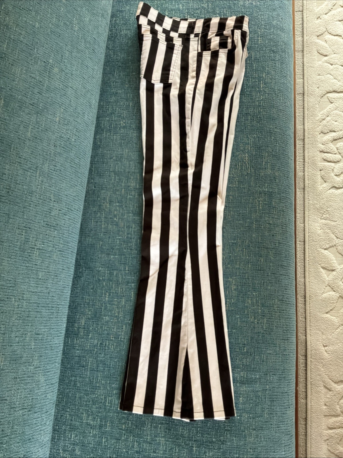 RETRO MOD 60s 70s MOD STRIPED SLIM LEG FLAIR JEANS EXCELLENT CONDITION RETRO MOD 60s 70s MOD STRIPED SLIM LEG FLAIR JEANS EXCELLENT CONDITION