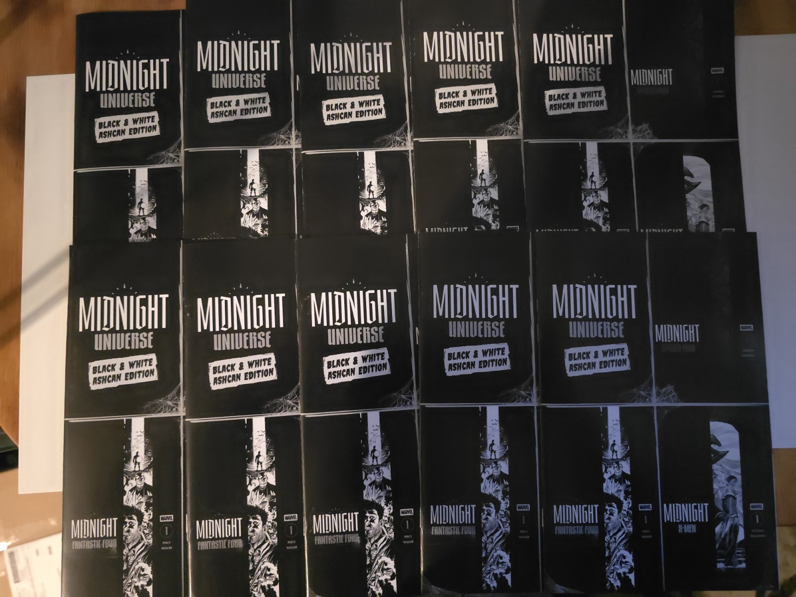 (5x COPIES) MIDNIGHT UNIVERSE Black & White ASHCAN EDITION # 1 MARVEL PROMO 2026 (5x COPIES) MIDNIGHT UNIVERSE Black & White ASHCAN EDITION # 1 MARVEL PROMO 2026